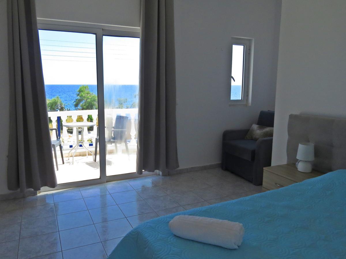 Loukas Beach Rooms Kiotari Exterior foto